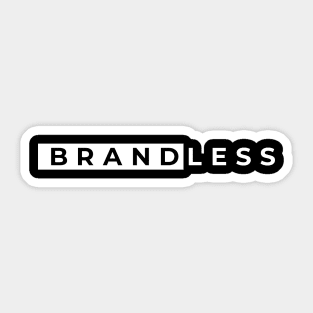 Brandless No Logo Brand Sticker